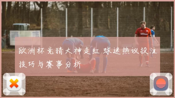 欧洲杯竞猜大神走红 球迷热议投注技巧与赛事分析