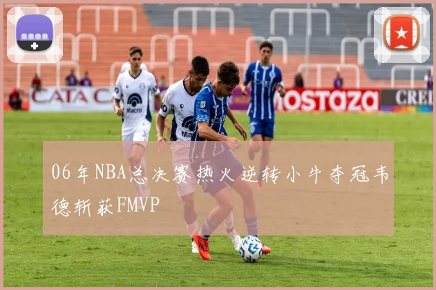 06年NBA总决赛热火逆转小牛夺冠韦德斩获FMVP