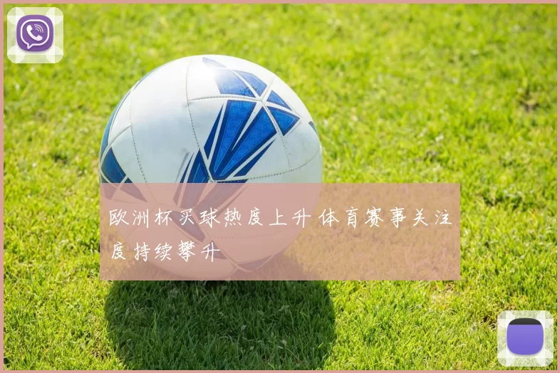 欧洲杯买球热度上升 体育赛事关注度持续攀升